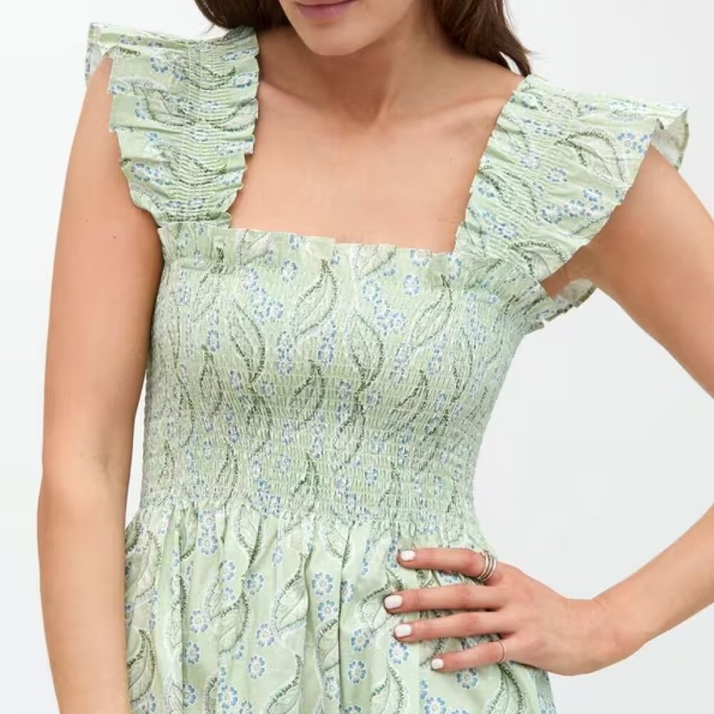 The Ellie Nap Dress - F. Steiner & Co. Archive Eucalyptus Floral